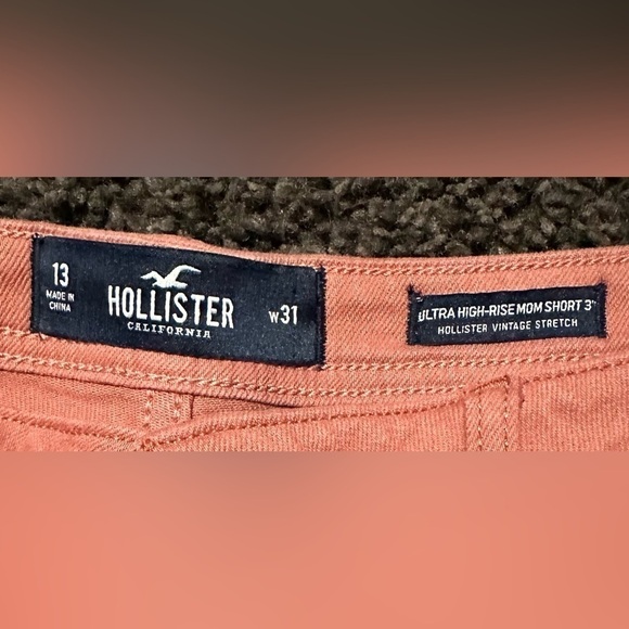 Hollister Women’s Size 13 Button Fly (Pink/Salmon) Shorts EUC - Picture 5 of 8